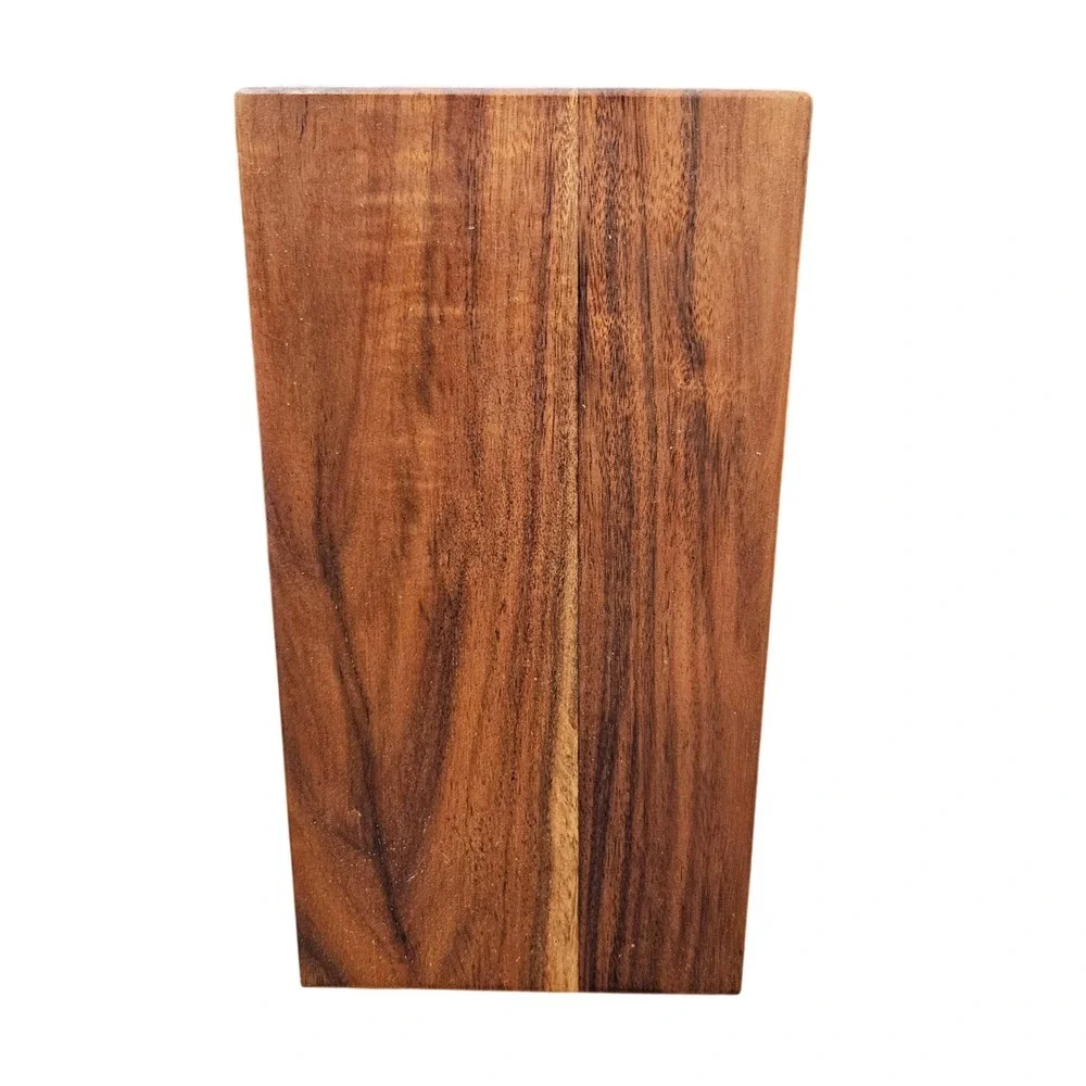 Paula Deen Acacia Wood Knife Block 13 Slot Tiered Countertop Cutlery Organizer